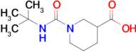 1-(Tert-butylcarbamoyl)piperidine-3-carboxylic acid