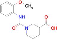 1-((2-Methoxyphenyl)carbamoyl)piperidine-3-carboxylic acid