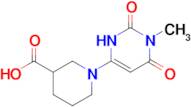 1-(1-Methyl-2,6-dioxo-1,2,3,6-tetrahydropyrimidin-4-yl)piperidine-3-carboxylic acid