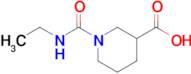 1-(Ethylcarbamoyl)piperidine-3-carboxylic acid