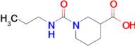 1-(Propylcarbamoyl)piperidine-3-carboxylic acid