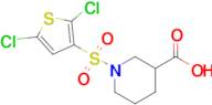 1-((2,5-Dichlorothiophen-3-yl)sulfonyl)piperidine-3-carboxylic acid