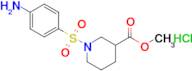 Methyl 1-((4-aminophenyl)sulfonyl)piperidine-3-carboxylate hydrochloride