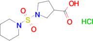 1-(Piperidin-1-ylsulfonyl)pyrrolidine-3-carboxylic acid hydrochloride