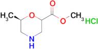 Methyl (6r)-6-methylmorpholine-2-carboxylate hydrochloride