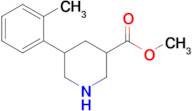 Methyl 5-(o-tolyl)piperidine-3-carboxylate