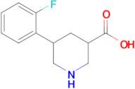 5-(2-Fluorophenyl)piperidine-3-carboxylic acid