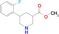 Methyl 5-(2-fluorophenyl)piperidine-3-carboxylate