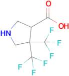 4,4-Bis(trifluoromethyl)pyrrolidine-3-carboxylic acid