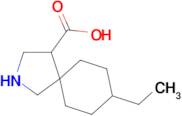 8-Ethyl-2-azaspiro[4.5]decane-4-carboxylic acid