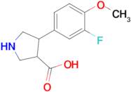 4-(3-Fluoro-4-methoxyphenyl)pyrrolidine-3-carboxylic acid