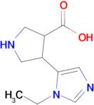 4-(1-Ethyl-1h-imidazol-5-yl)pyrrolidine-3-carboxylic acid