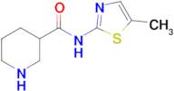 n-(5-Methylthiazol-2-yl)piperidine-3-carboxamide