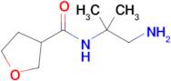 n-(1-Amino-2-methylpropan-2-yl)tetrahydrofuran-3-carboxamide