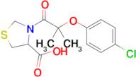 3-(2-(4-Chlorophenoxy)-2-methylpropanoyl)thiazolidine-4-carboxylic acid