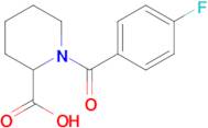 1-(4-Fluorobenzoyl)piperidine-2-carboxylic acid