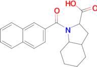 1-(2-Naphthoyl)octahydro-1h-indole-2-carboxylic acid