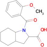 1-(2-Methoxybenzoyl)octahydro-1h-indole-2-carboxylic acid