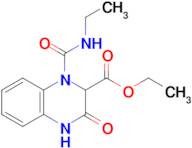 Ethyl 1-(ethylcarbamoyl)-3-oxo-1,2,3,4-tetrahydroquinoxaline-2-carboxylate