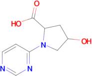 4-Hydroxy-1-(pyrimidin-4-yl)pyrrolidine-2-carboxylic acid