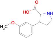 3-(3-Methoxyphenyl)pyrrolidine-2-carboxylic acid