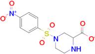 4-((4-Nitrophenyl)sulfonyl)piperazine-2-carboxylate