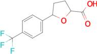 5-(4-(Trifluoromethyl)phenyl)tetrahydrofuran-2-carboxylic acid