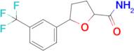 5-(3-(Trifluoromethyl)phenyl)tetrahydrofuran-2-carboxamide