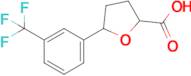 5-(3-(Trifluoromethyl)phenyl)tetrahydrofuran-2-carboxylic acid