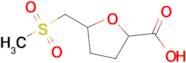 5-((Methylsulfonyl)methyl)tetrahydrofuran-2-carboxylic acid