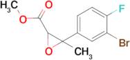 Methyl 3-(3-bromo-4-fluorophenyl)-3-methyloxirane-2-carboxylate