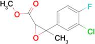 Methyl 3-(3-chloro-4-fluorophenyl)-3-methyloxirane-2-carboxylate