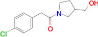 2-(4-Chlorophenyl)-1-(3-(hydroxymethyl)pyrrolidin-1-yl)ethan-1-one