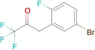 3-(5-Bromo-2-fluorophenyl)-1,1,1-trifluoropropan-2-one