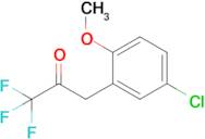 3-(5-Chloro-2-methoxyphenyl)-1,1,1-trifluoropropan-2-one