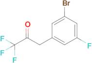 3-(3-Bromo-5-fluorophenyl)-1,1,1-trifluoropropan-2-one