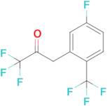 1,1,1-Trifluoro-3-(5-fluoro-2-(trifluoromethyl)phenyl)propan-2-one