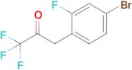 3-(4-Bromo-2-fluorophenyl)-1,1,1-trifluoropropan-2-one