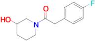 2-(4-Fluorophenyl)-1-(3-hydroxypiperidin-1-yl)ethan-1-one