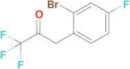 3-(2-Bromo-4-fluorophenyl)-1,1,1-trifluoropropan-2-one