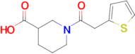 1-(2-(Thiophen-2-yl)acetyl)piperidine-3-carboxylic acid