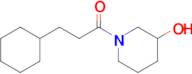 3-Cyclohexyl-1-(3-hydroxypiperidin-1-yl)propan-1-one