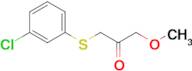 1-((3-Chlorophenyl)thio)-3-methoxypropan-2-one