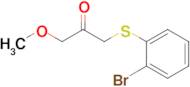 1-((2-Bromophenyl)thio)-3-methoxypropan-2-one