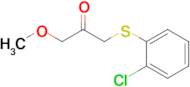 1-((2-Chlorophenyl)thio)-3-methoxypropan-2-one