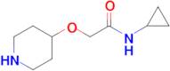 n-Cyclopropyl-2-(piperidin-4-yloxy)acetamide