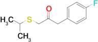 1-(4-Fluorophenyl)-3-(isopropylthio)propan-2-one