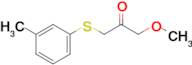 1-Methoxy-3-(m-tolylthio)propan-2-one