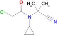 2-Chloro-N-(2-cyanopropan-2-yl)-N-cyclopropylacetamide