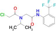 2-Chloro-N-isopropyl-N-(2-oxo-2-((2-(trifluoromethyl)phenyl)amino)ethyl)acetamide